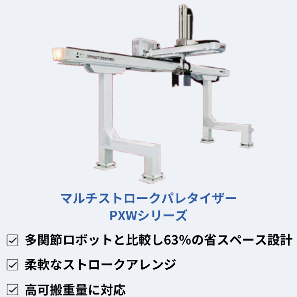 ㈱スター精機
ロボットパレタイザー