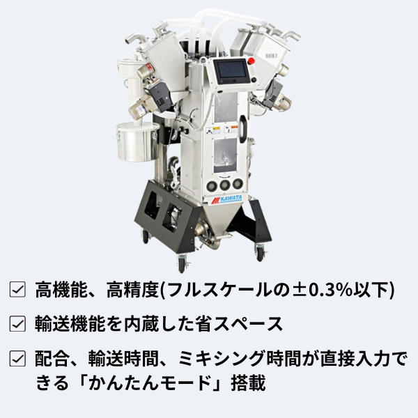 ㈱カワタ
質量計量混合機 ACA-Zシリーズ