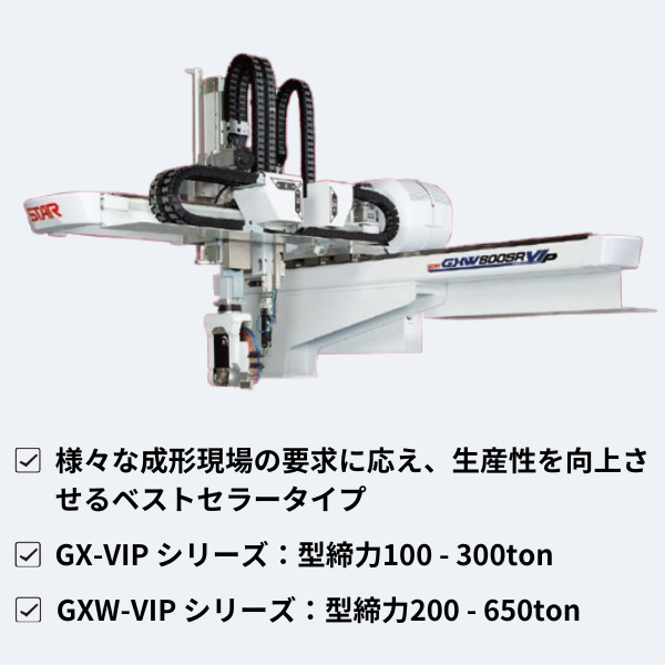 ㈱スター精機
横走行型取出ロボット