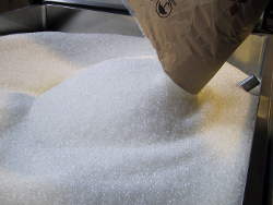 ナチュラルのプラスチックペレット